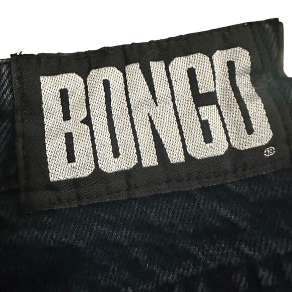 Vintage Bongo High Rise‎ Jean Shorts Women's 11 Black Jorts 90's Y2K Streetwear - Picture 6 of 8